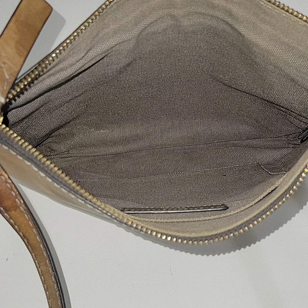 Frye Light Brown Leather Crossbody Bag